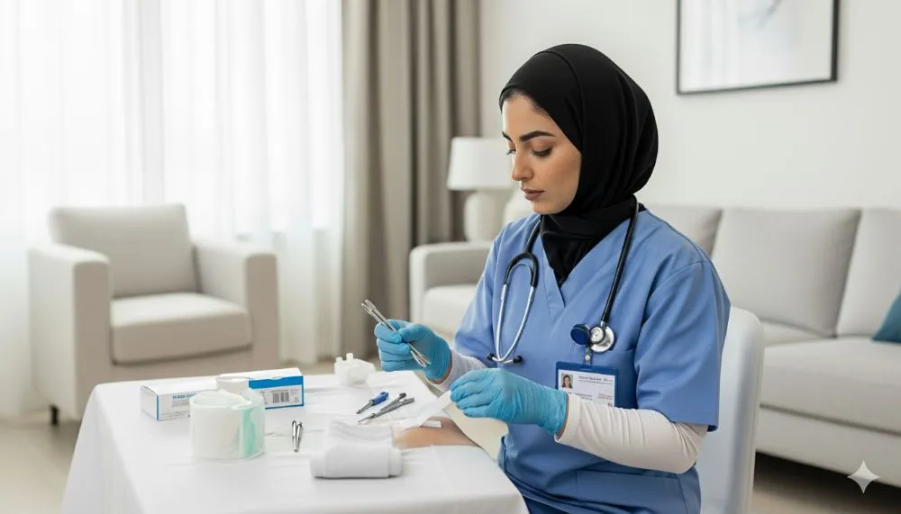 غيار جروح منزلي بالرياض