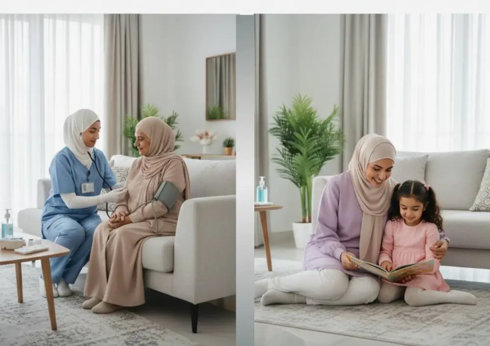 ممرضة منزلية أم جليسة بالرياض