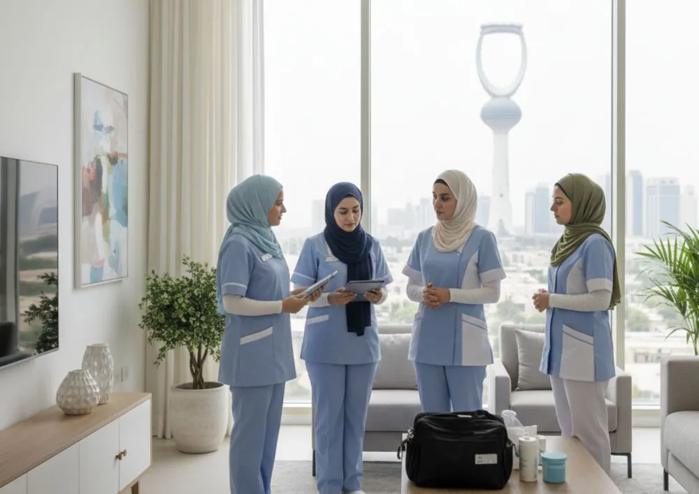 ممرضات رعاية منزلية بالرياض