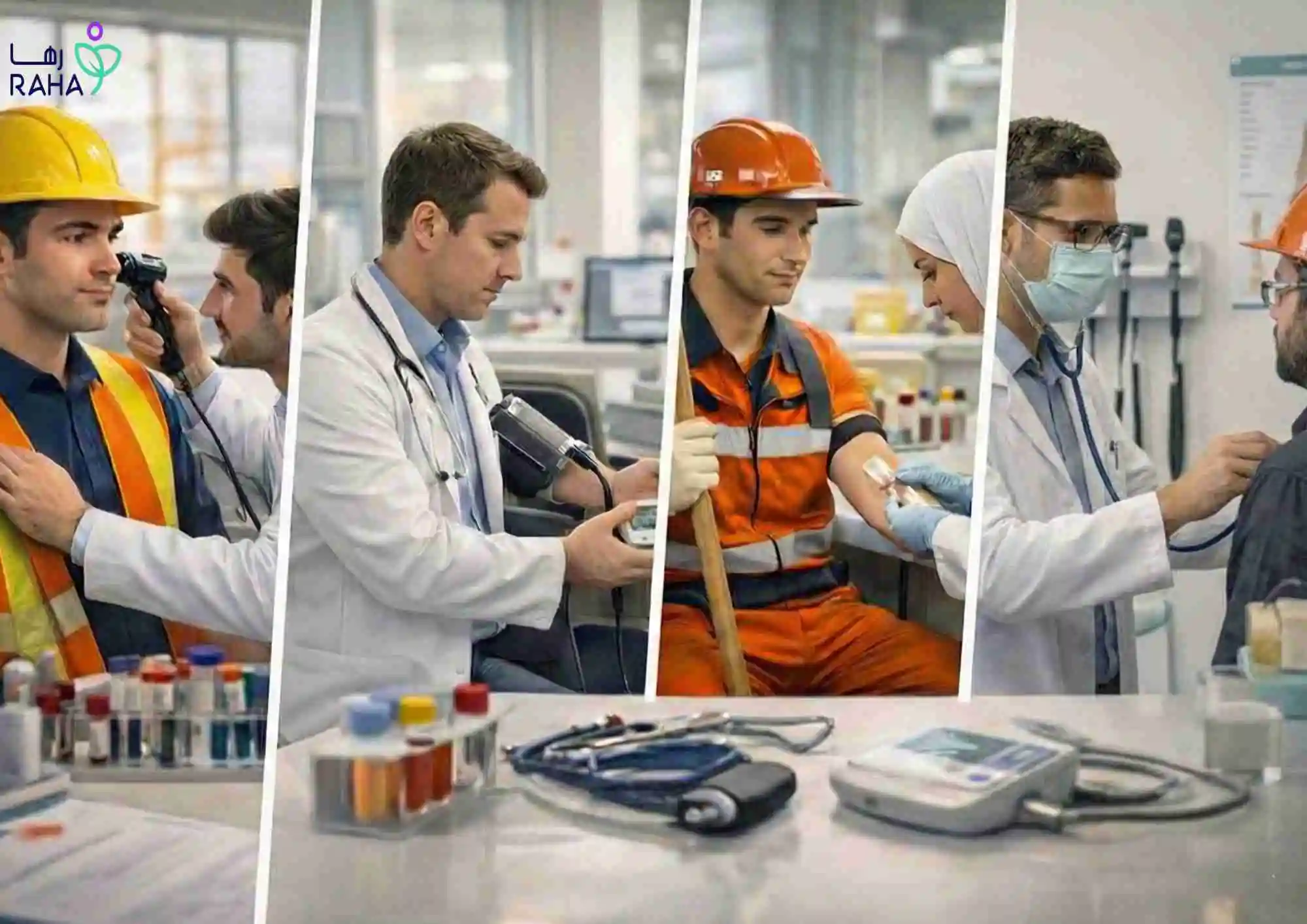 الفحوصات الطبية المهنية حسب طبيعة العمل