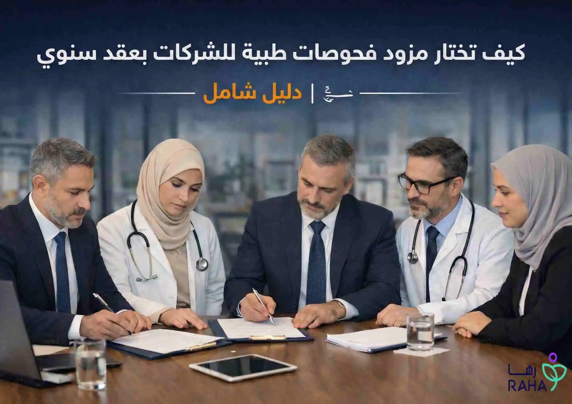 كيف تختار مزود فحوصات طبية للشركات بعقد سنوي | دليل شامل