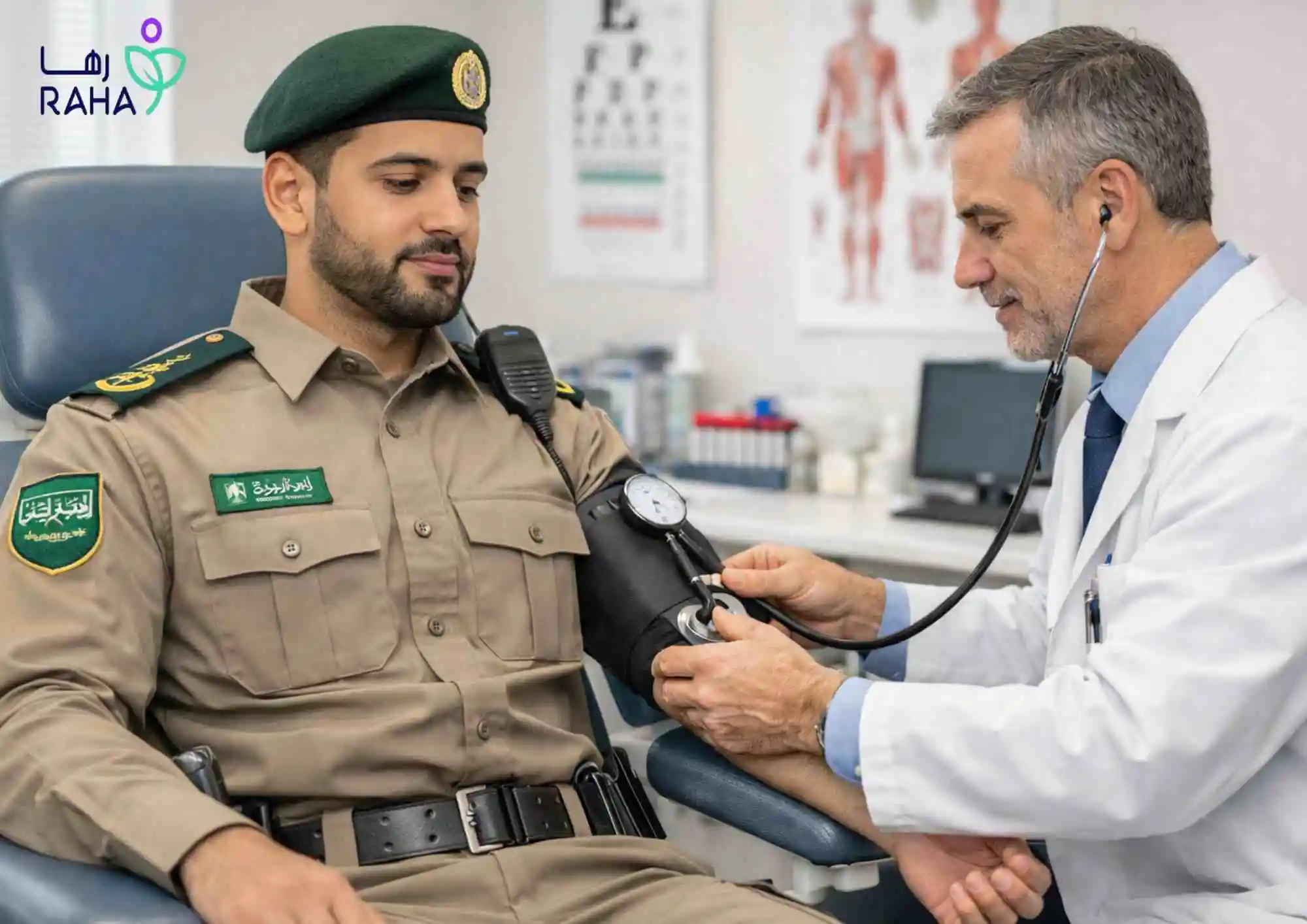 الفحص الطبي لموظفي الأمن والحراسة | دليل اللياقة والسلامة