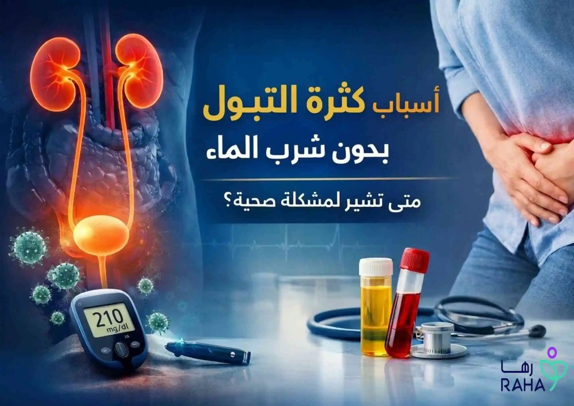 أسباب كثرة التبول بدون شرب الماء | متى تشير لمشكلة صحية؟