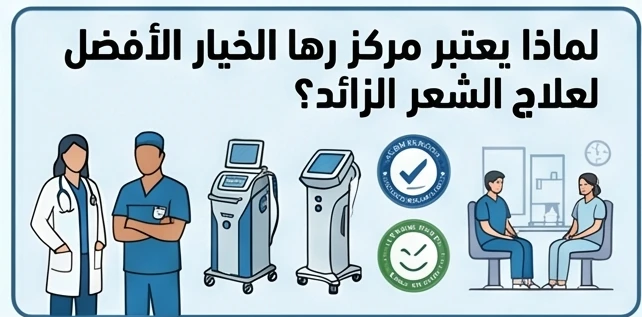 لماذا يعتبر مركز رها الخيار الأفضل لعلاج الشعر الزائد؟