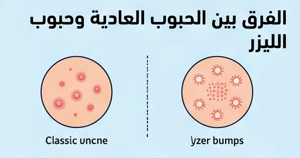 الفرق بين الحبوب العادية وحبوب الليزر