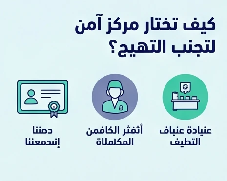 كيف تختار مركز آمن لتجنب التهيج؟