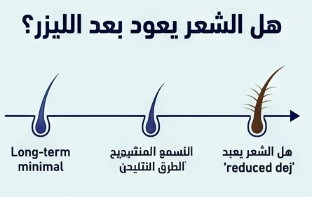هل الشعر يعود بعد الليزر؟