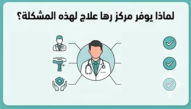 لماذا يوفر مركز رها علاج فعال لهذه المشكلة؟