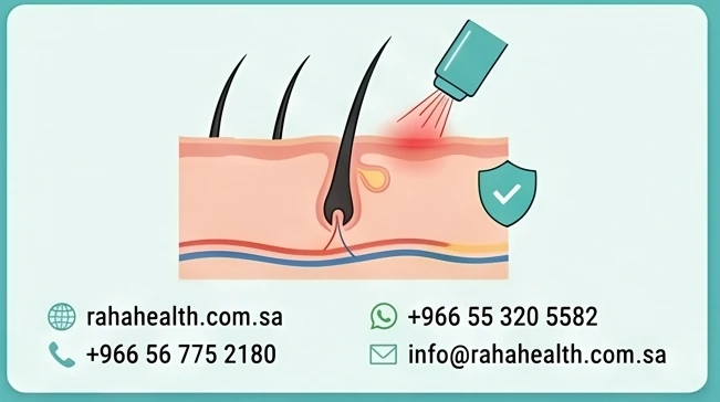 علاج التهاب بصيلات الشعر بعد إزالة الشعر نهائيًا | الدليل الشامل 2026